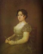 Francisco Jose de Goya Woman with a Fan oil painting on canvas